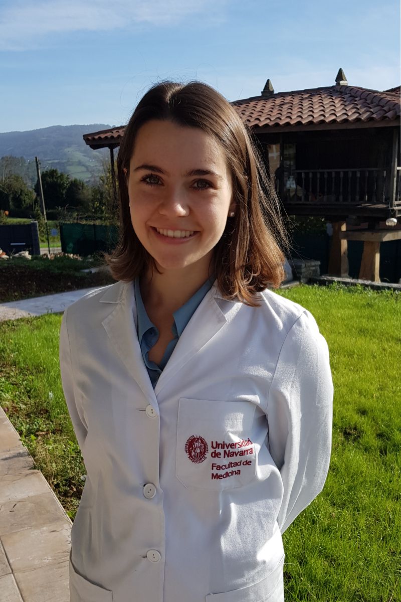 Covadonga Menéndez Acebal, investigadora y primera autora del trabajo que relaciona miopa con mayor consumo de alcohol. FOTO: Universidad de Navarra. 