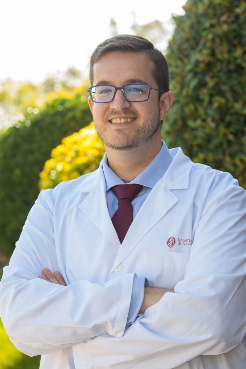 Alfredo Gea, director de la investigación que ha analizado el riesgo. FOTO: Universidad de Navarra. 
