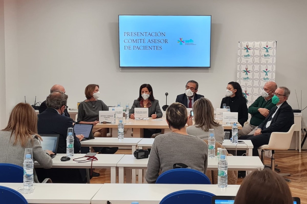 El acto de presentación del Comité Asesor de Pacientes de la SEFH se celebró a principios de diciembre.