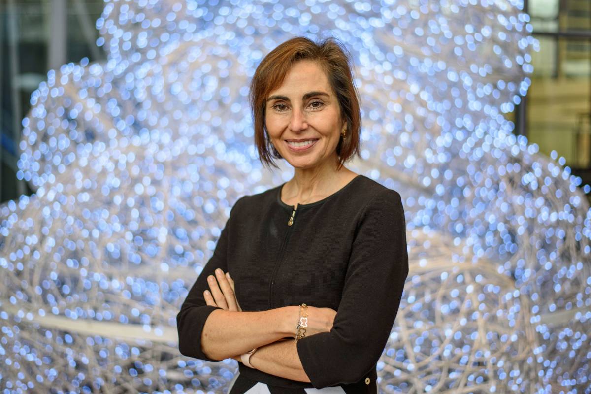 Yolanda Gilaberte Calzada, vicepresidenta de la Academia Española de Dermatología y Venereología (AEDV), en el congreso nacional, en Bilbao. (FOTO: ARABA PRESS/Patxi Corral).