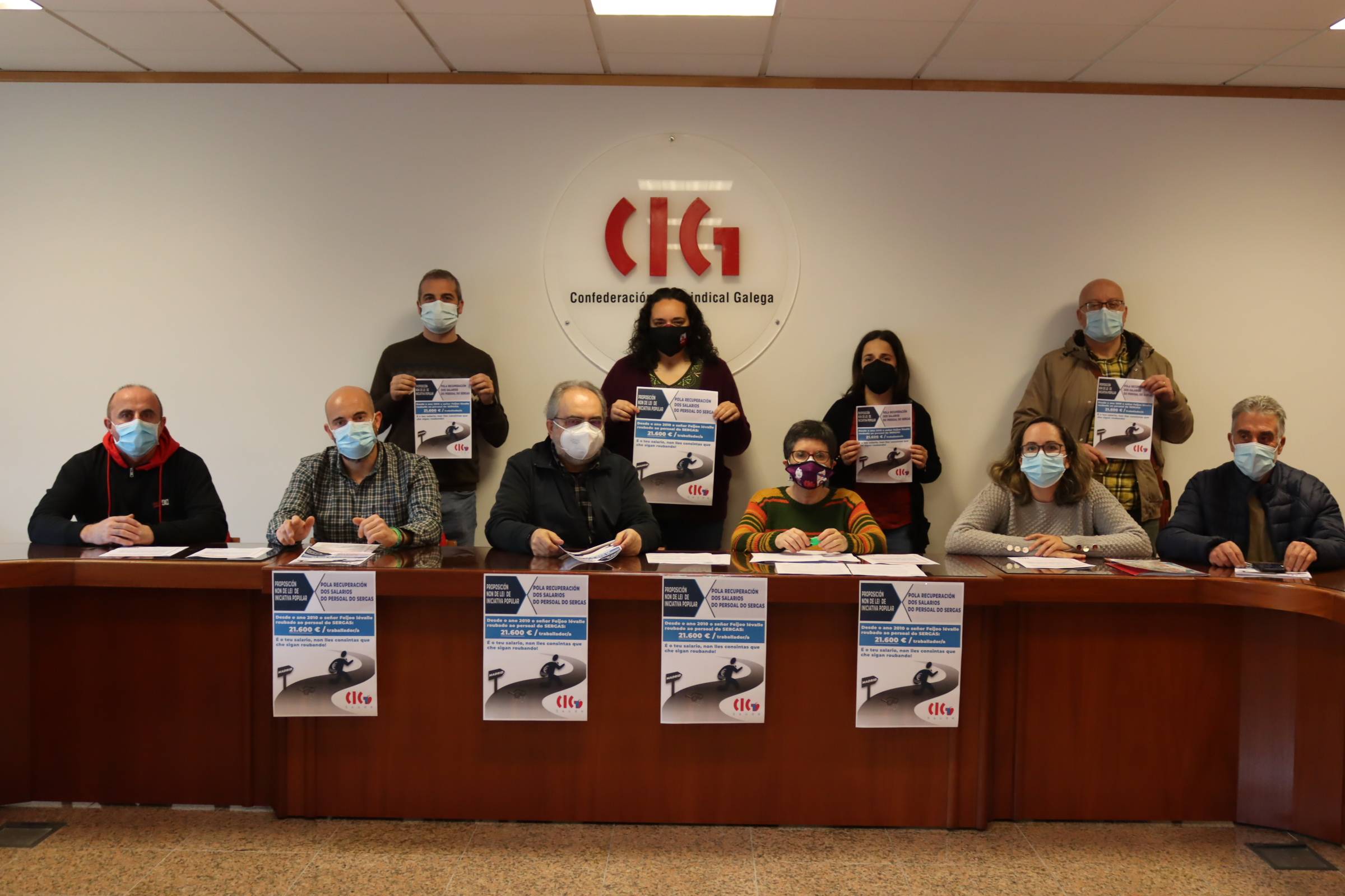 El sindicato CIG empieza una campaña para reactivar los acuerdos retributivos del Sergas suspendidos en 2010 