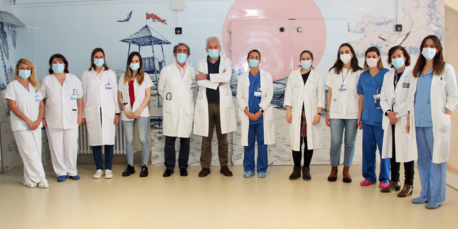 Equipo de profesionales del Hospital Clínico San Carlos que participa en el estudio.