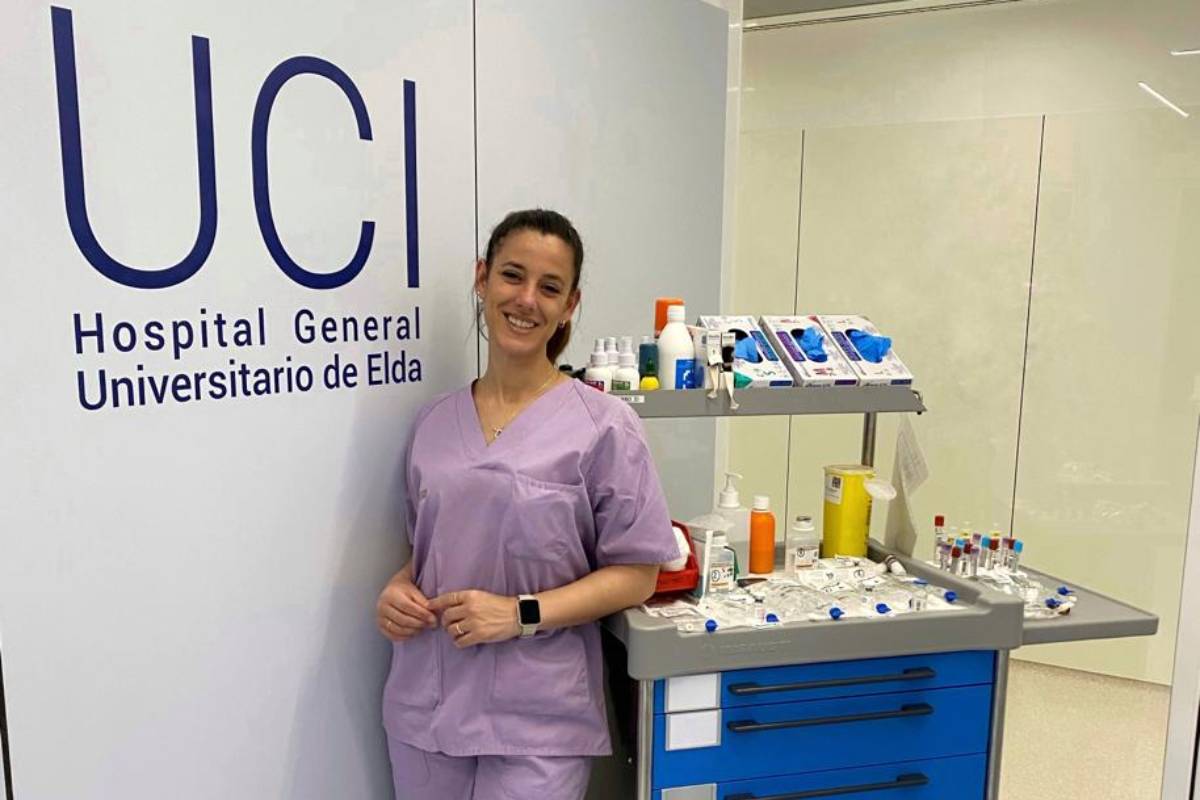 Mónica Yáñez, enfermera de UCI y presidenta de la Comisión Hospitalaria Mejora de la humanización en las Unidades de Atención a Críticos. 