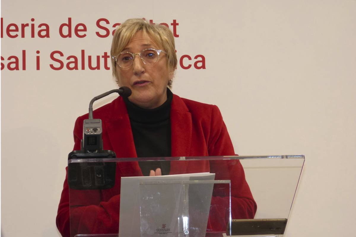 Ana Barceló, ya exconsejera de Sanidad de Valencia.