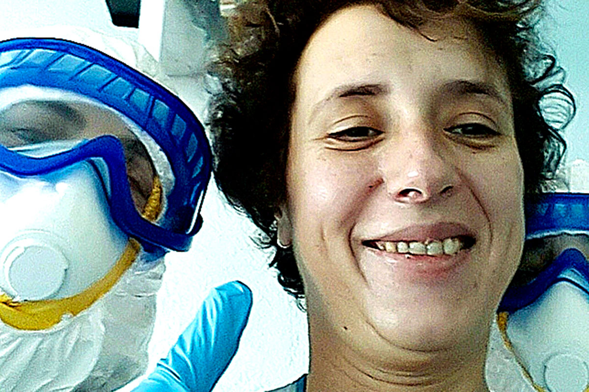 La enfermera Teresa Romero se contagió con el virus del Ébola.