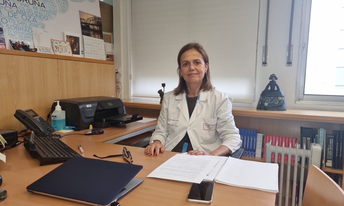 Rosario López Rico, presidenta de la Comisión de Docencia de A Coruña, considera que eliminar la nota de corte supondría acabar con la esencia del sistema. FOTO: CHUAC. 
