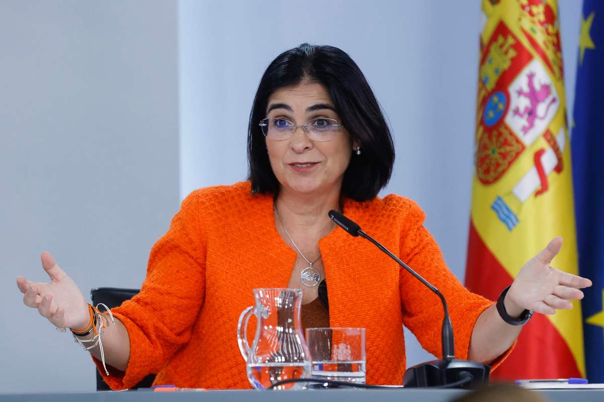 Carolina Darias durante la rueda de prensa tras en Conejo de Ministros. FOTO: Juan Carlos Hidalgo / EFE 