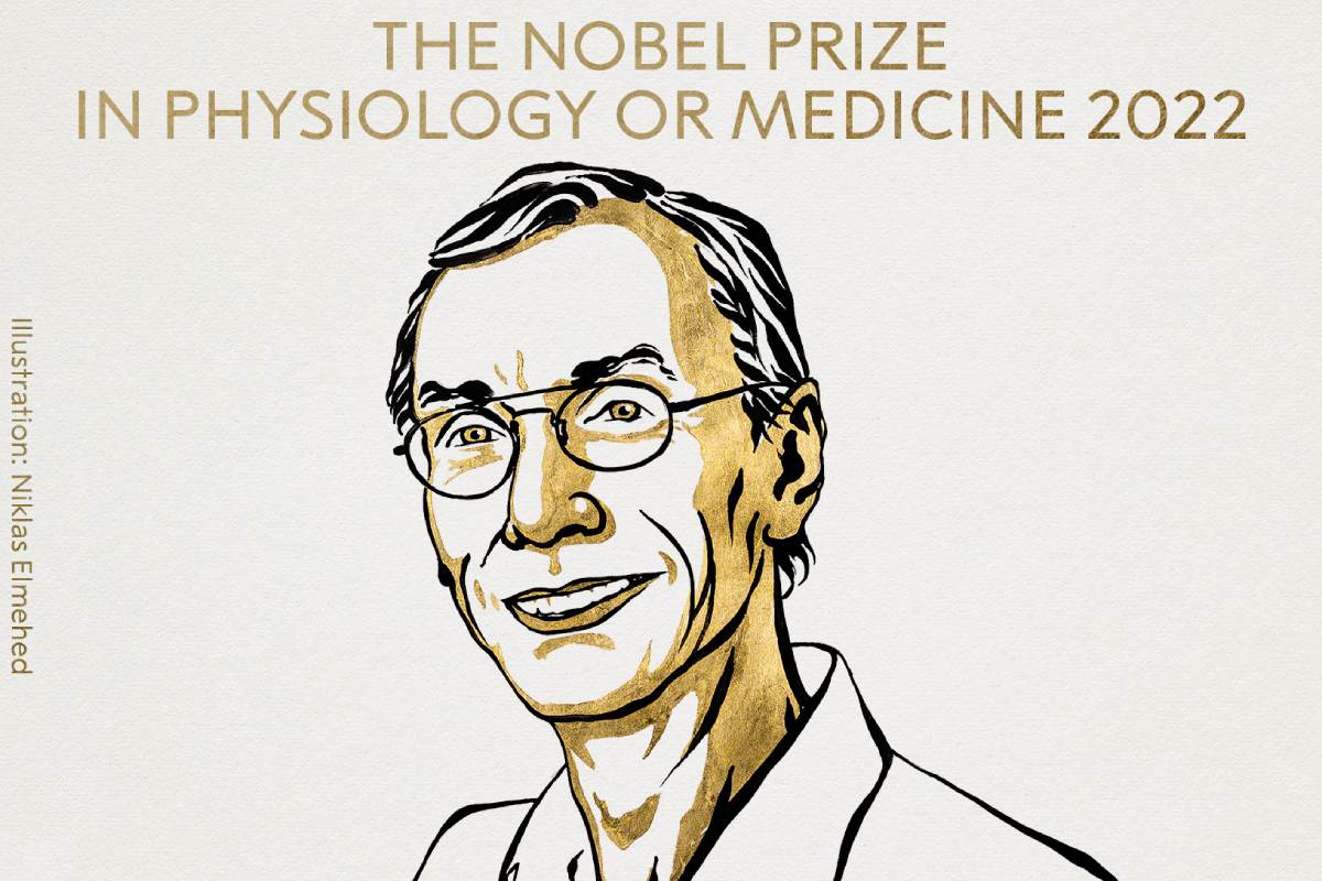 El biólogo sueco Svante Pääbo, Premio Nobel 2022 por sus descubrimientos sobre la evolución humana. Foto: Academia Nobel Suecia. 