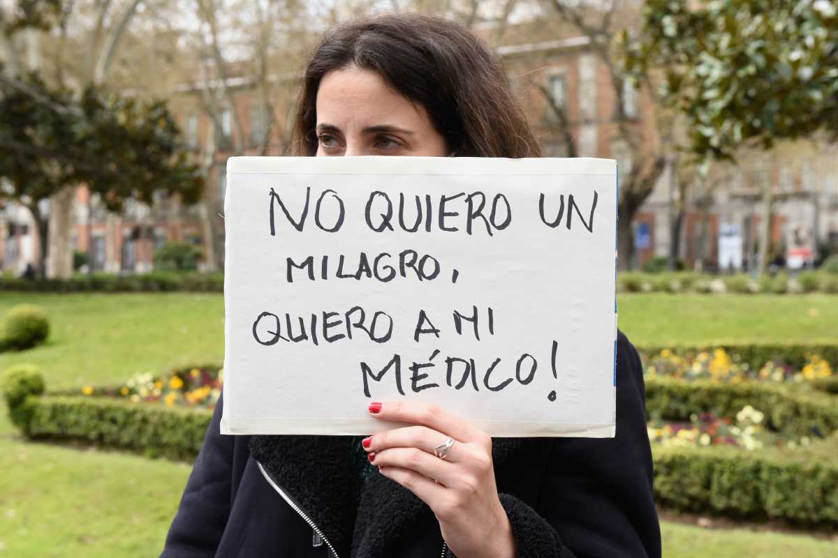 Las manifestaciones en defensa de la sanidad pública se suceden en España. 