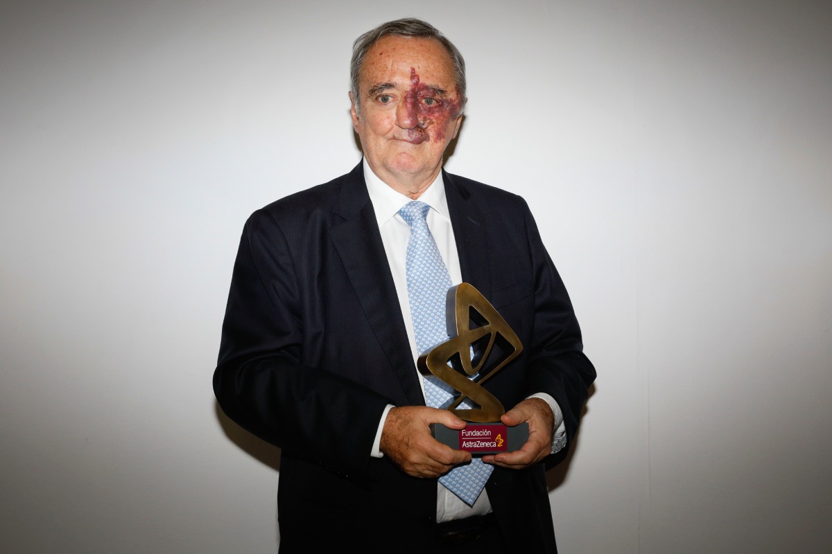 Mariano Barbacid, premio honorífico a la Excelencia en la Trayectoria Científica de la Fundación AstraZeneca. (Foto: Sergio Enríquez). 