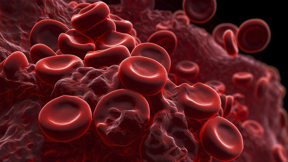 Imagen de glóbulos  rojos 