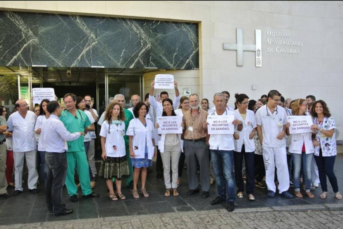 CESM Canarias convoca una huelga antes de las elecciones para conseguir atraer a más médicos. Foto: CESM CANARIAS 