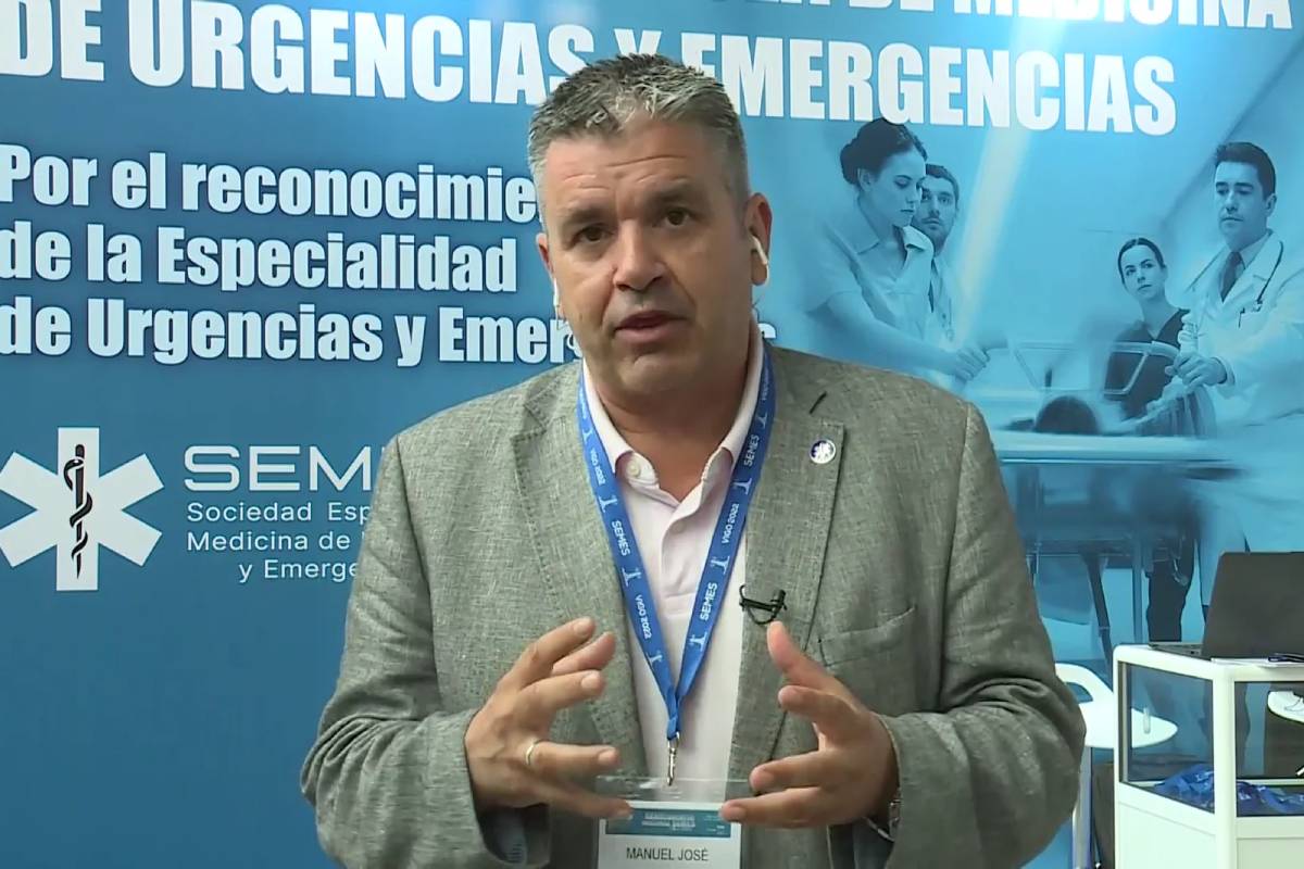 Manuel Vázquez Lima, presidente de la Sociedad Española de Medicina de Urgencias y Emergencias, se ve en la recta final "de un sueño". Foto: SEMES. 