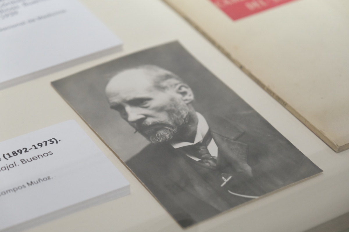 Santiago Ramón y Cajal, premio Nobel de Medicina de 1906. Foto: RANME. 