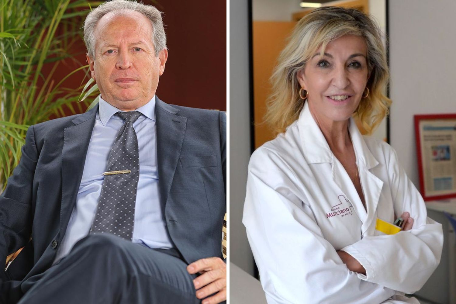 Ignacio Guerrero y Virgina Izura, candidatos a la vicesecretaria del Consejo General de Colegios de Médicos. 