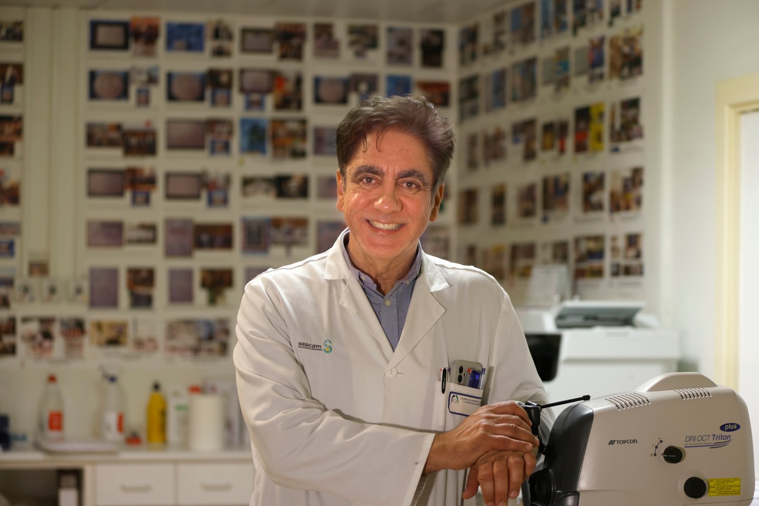 Fernando González del Valle, jefe del Servicio de Oftalmología del Área Sanitaria La Mancha-Centro. Foto: CARMEN TOLDOS/ARABA PRESS. 