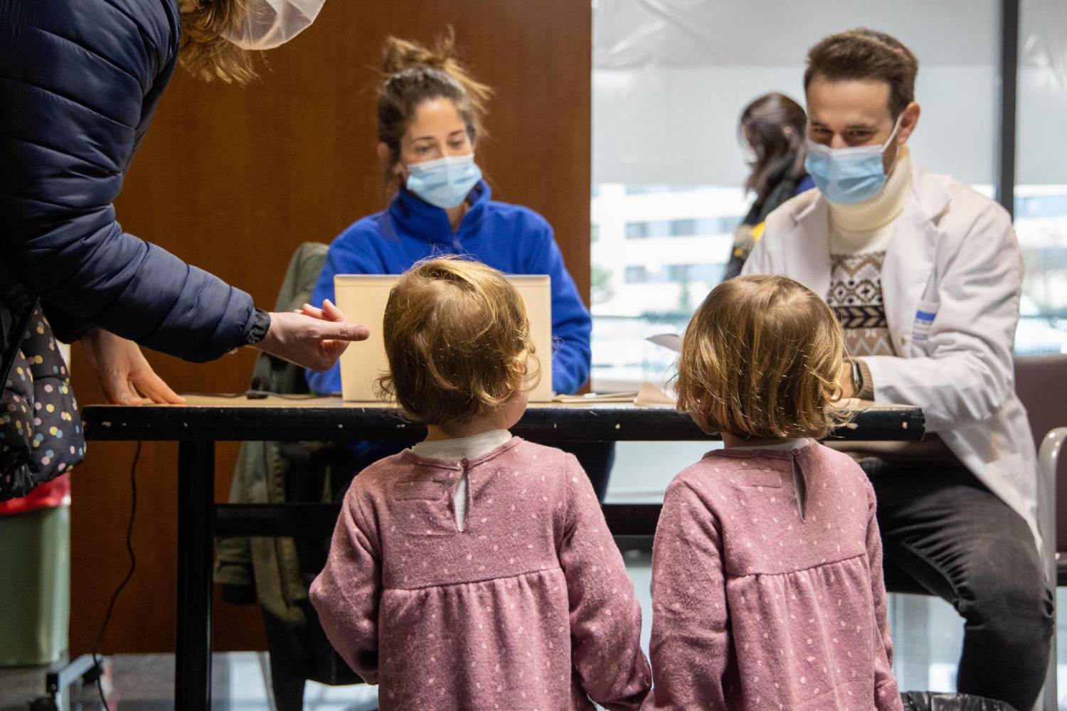 Un centro de salud de Logroño, el pasado sábado, durante la campaña de vacunación infantil sin cita previa habilitada por La Rioja. Foto: EFE/RAQUEL MANZANARES. 