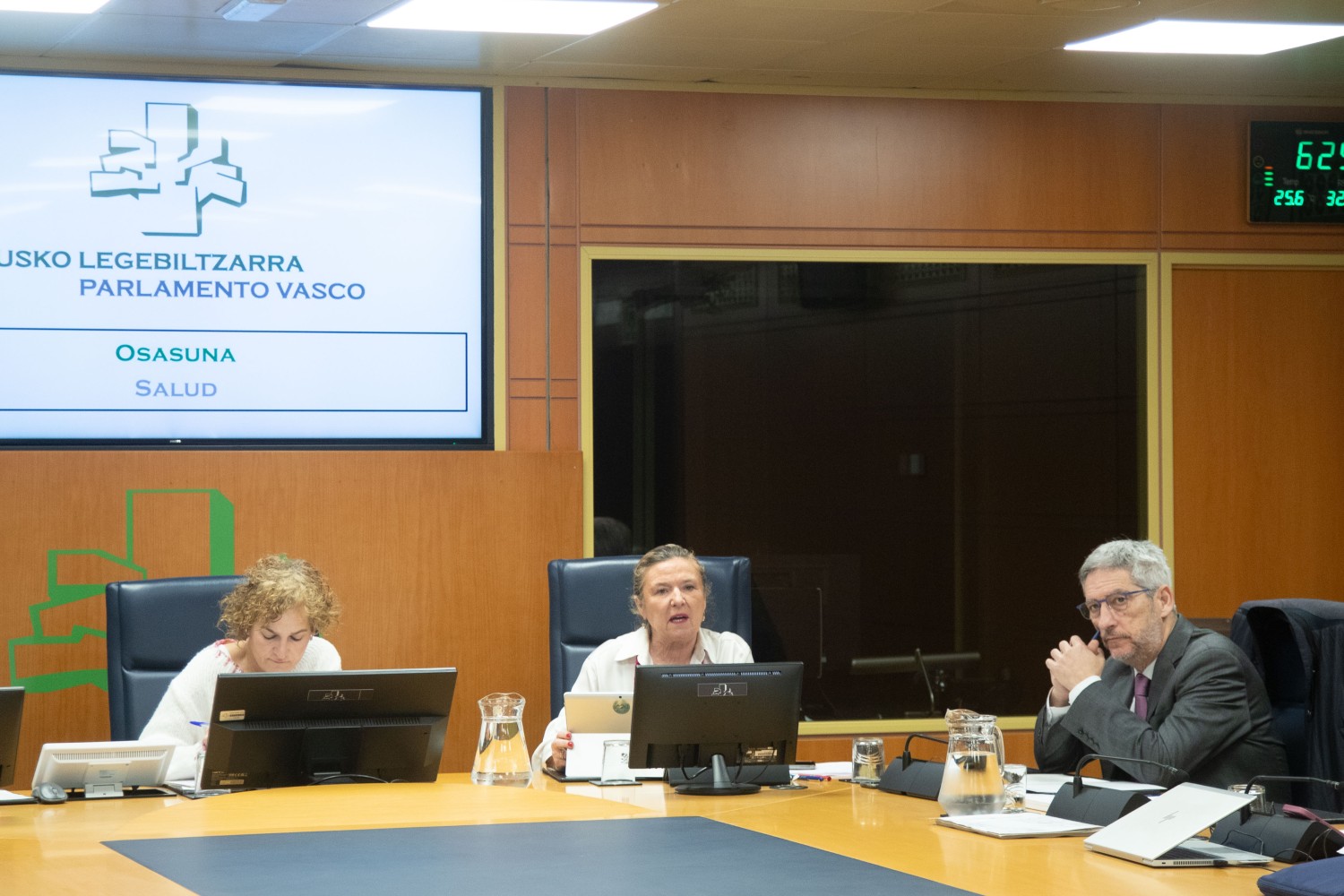 Gotzone Sagardui, consejera de Salud de País Vasco, durante la presentación del Plan de Ictus. Foto: CONSEJERÍA DE SALUD DE PAÍS VASCO. 