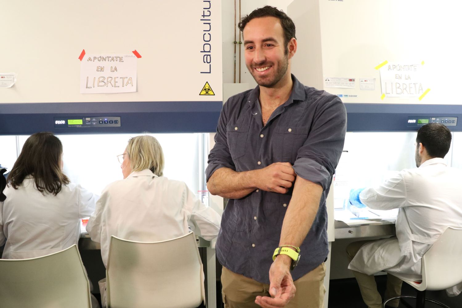 Álvaro Trigo Puig, uno de los pacientes a los que se implantó la piel artificial en 2018. Foto: UGR. 