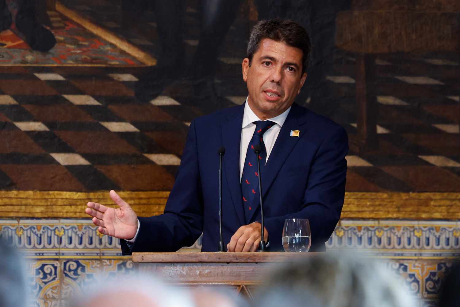 El presidente de la Generalitat, Carlos Mazón, ha hablado de los MIR, que elegirán plaza a partir del 5 de abril. Foto: DIARIO MÉDICO. 