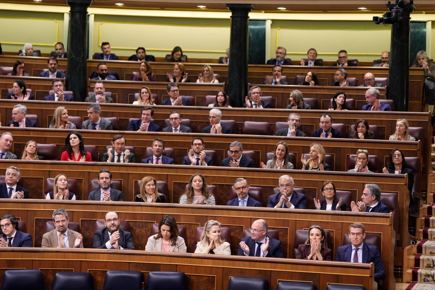 Imagen del Grupo Popular en el Congreso de los Diputados. Foto: JAVIER BARBANCHO