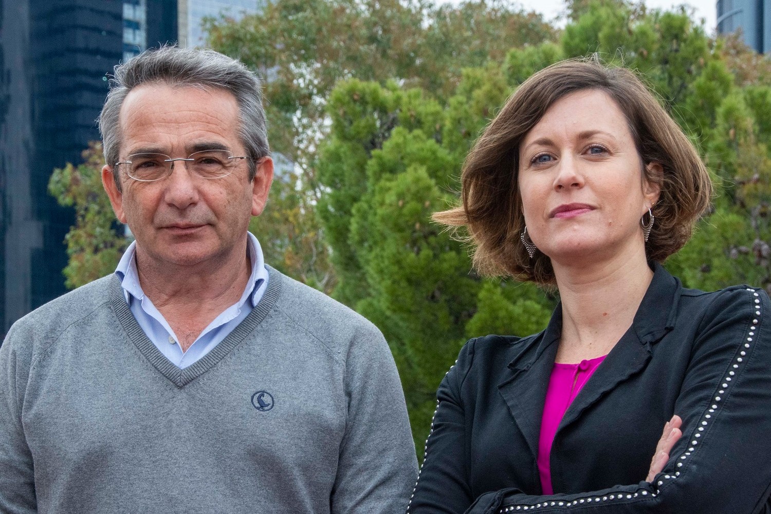 Los investigadores Julio Díaz y Cristina Linares. Foto: ISCIII