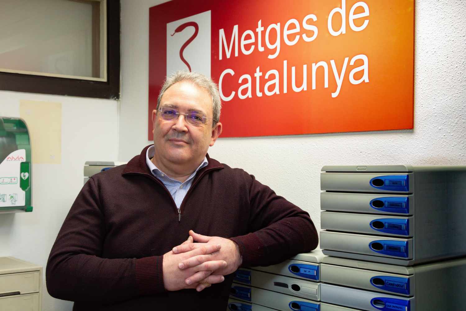Xavier Lleonart es el secretario general de Médicos de Cataluña. Foto: DIARIO MÉDICO. 