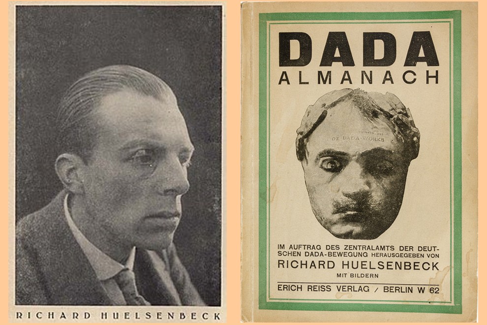 Richard Hülsenbeck fue uno de los fundadores del movimiento dadaísta. 