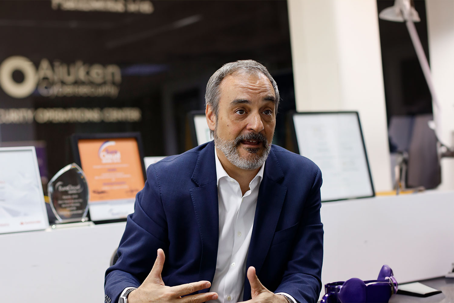 Juan Miguel Velasco, CEO de Aiuken Cybersecurity. Foto: AIUKEN 