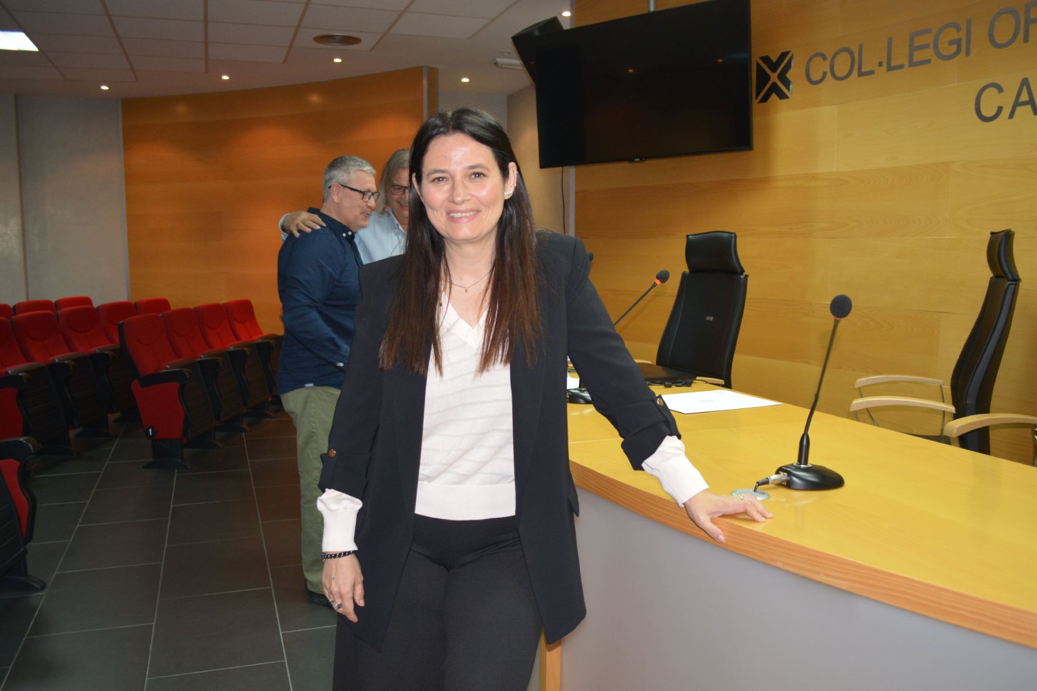 Isabel Almodóvar, presidenta del Colegio Oficial de Enfermeros y Enfermeras de Castellón (COECS). Foto: ENRIQUE MEZQUITA. 