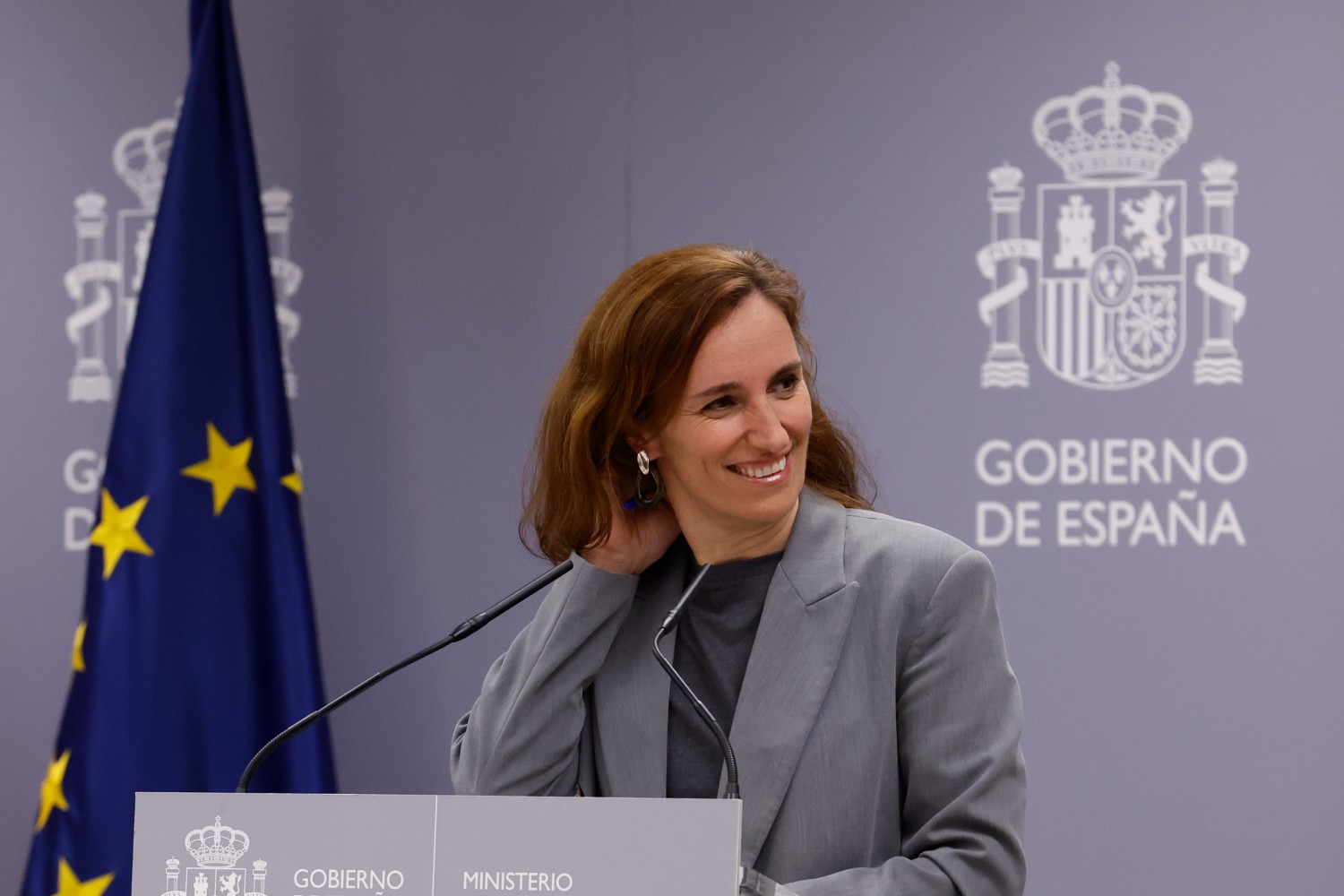 Mónica García, ministra de Sanidad. Foto: JAVIER LIZÓN/ EFE. 