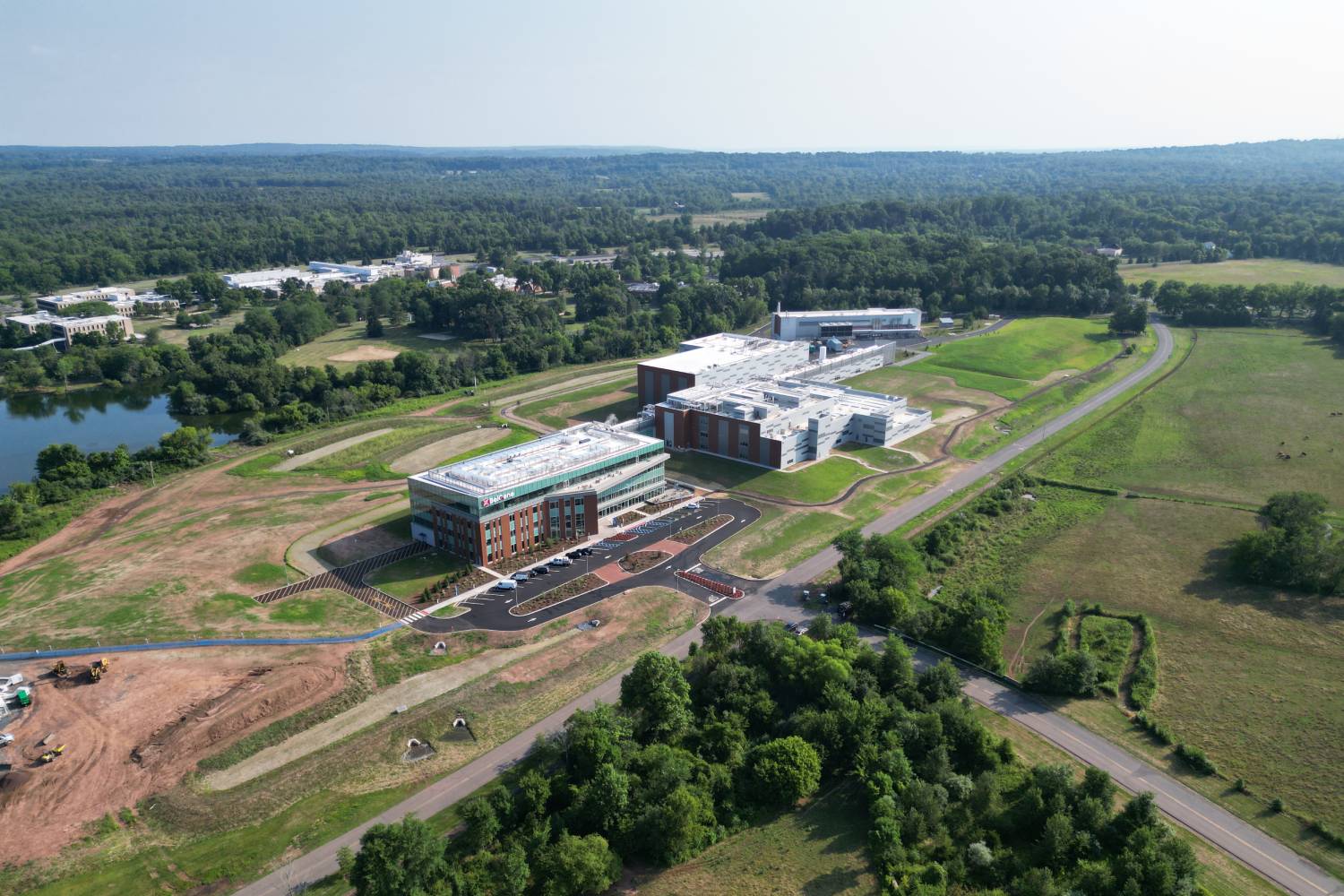 Vista aérea de las instalaciones de BeiGene en Hopewell (Nueva Jersey). Foto: BEIGENE