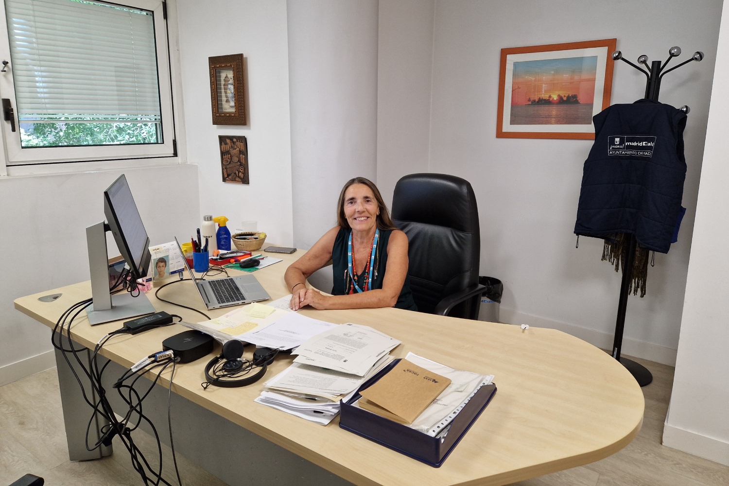 Consuelo de Garrastazu, jefa del departamento de Salud Ambiental de Madrid Salud, en su despacho.