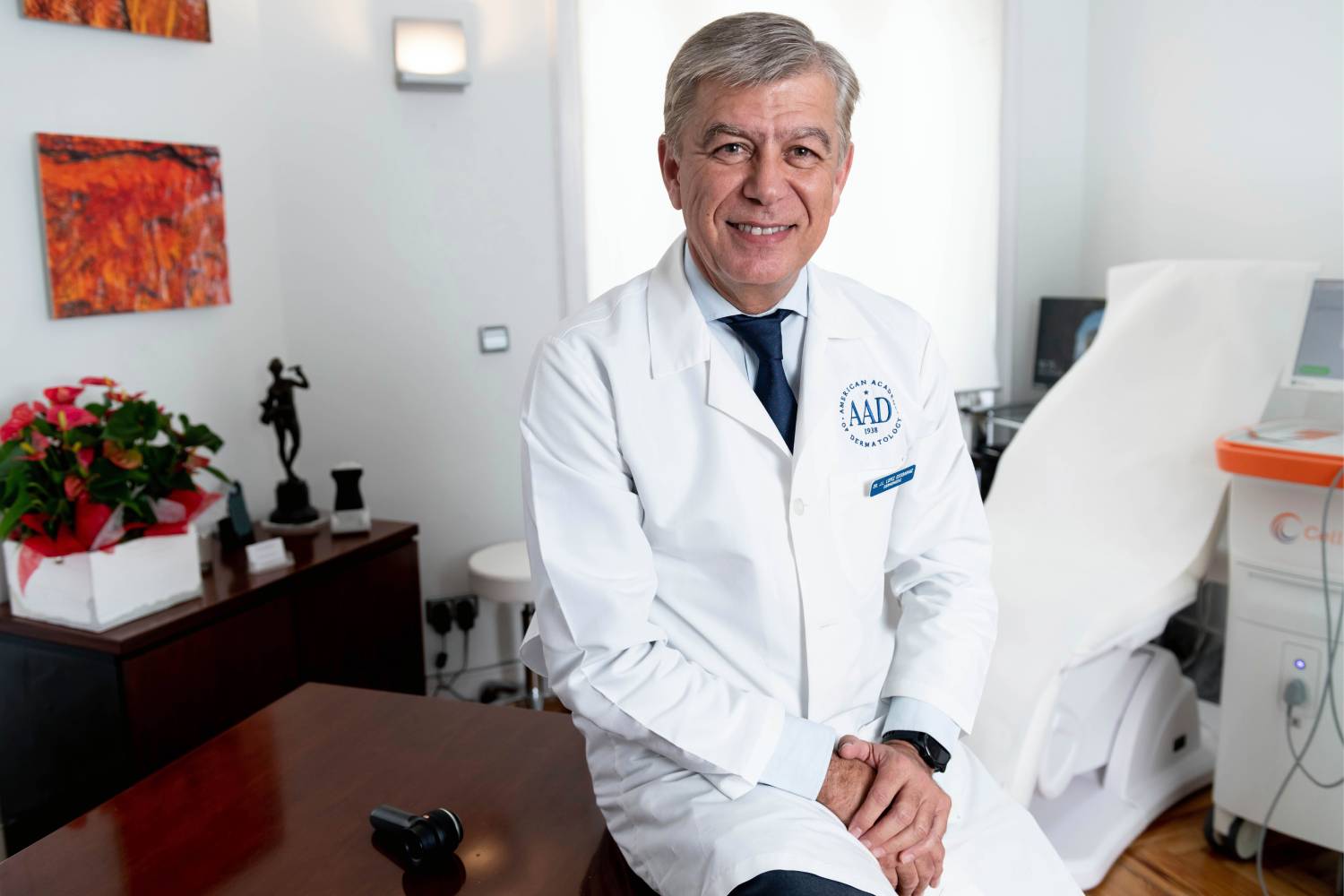 José Luis López Estebaranz, jefe de Dermatología el Hospital Fundación Alcorcón. Foto: JOSÉ LUIS PINDADO