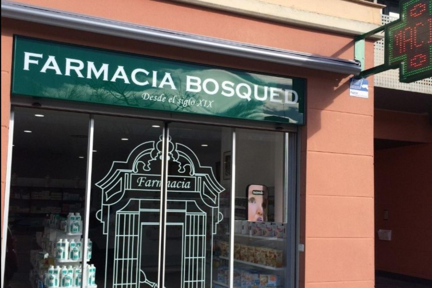 Fachada de la actual Farmacia Bosqued.