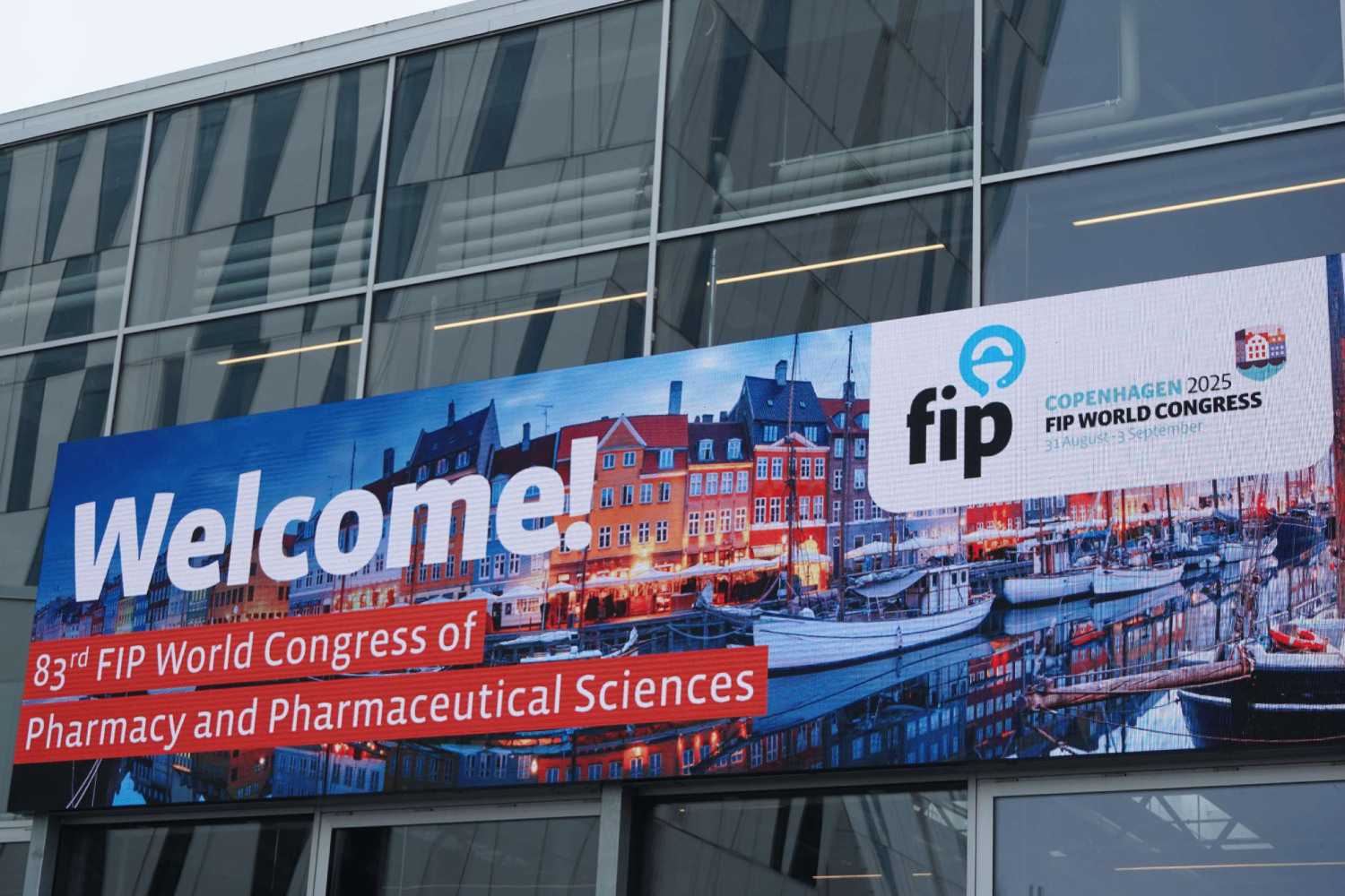 Copenhague acoge el 83 Congreso Mundial de Farmacia, organizado por la Federación Internacional Farmacéutica (FIP). Foto: FIP.