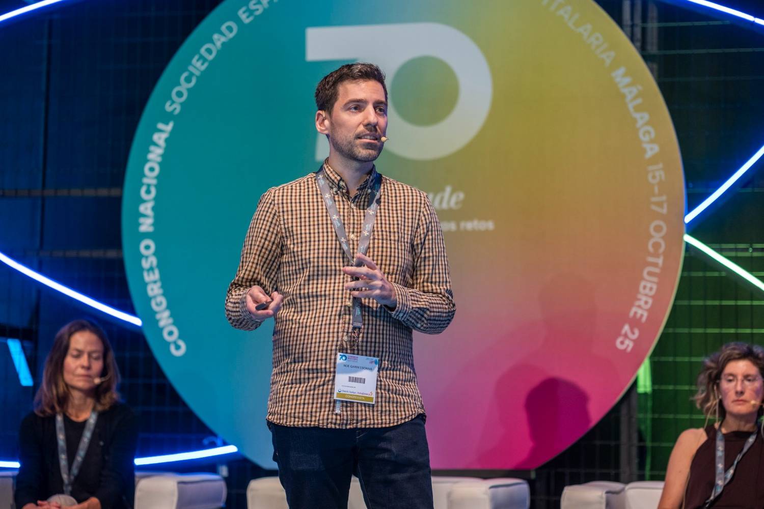 Noé Garin en la presentación del Libro Verde. Foto: SEFH.