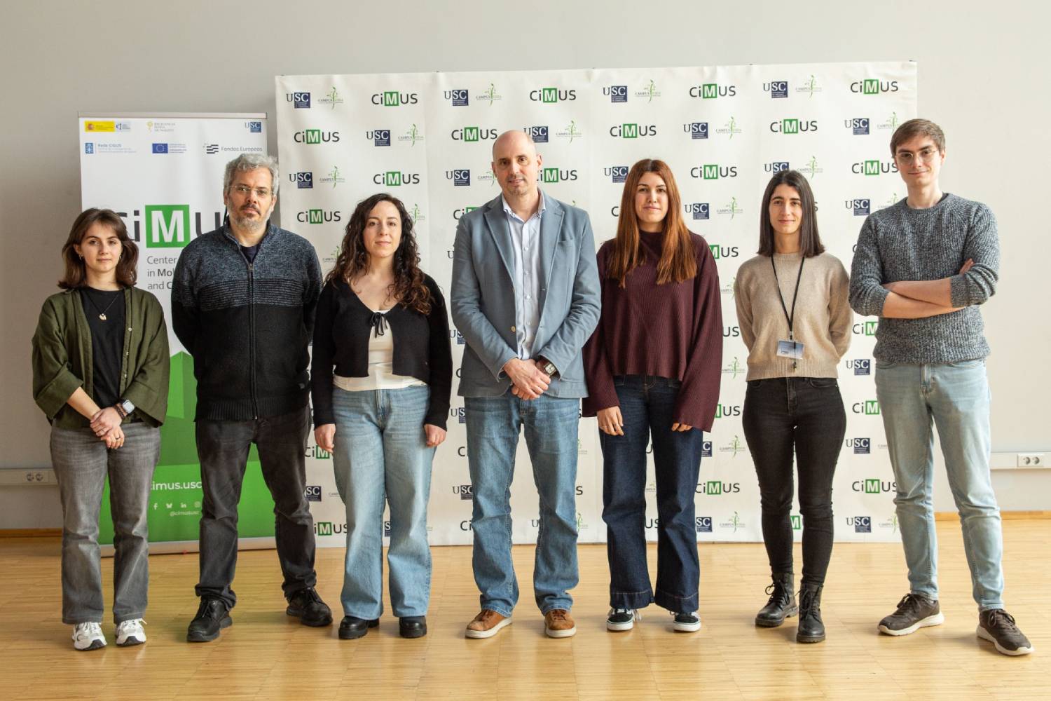 Investigadores del CIMUS desde donde han coordinado esta investigación. Foto: CIMUS. 