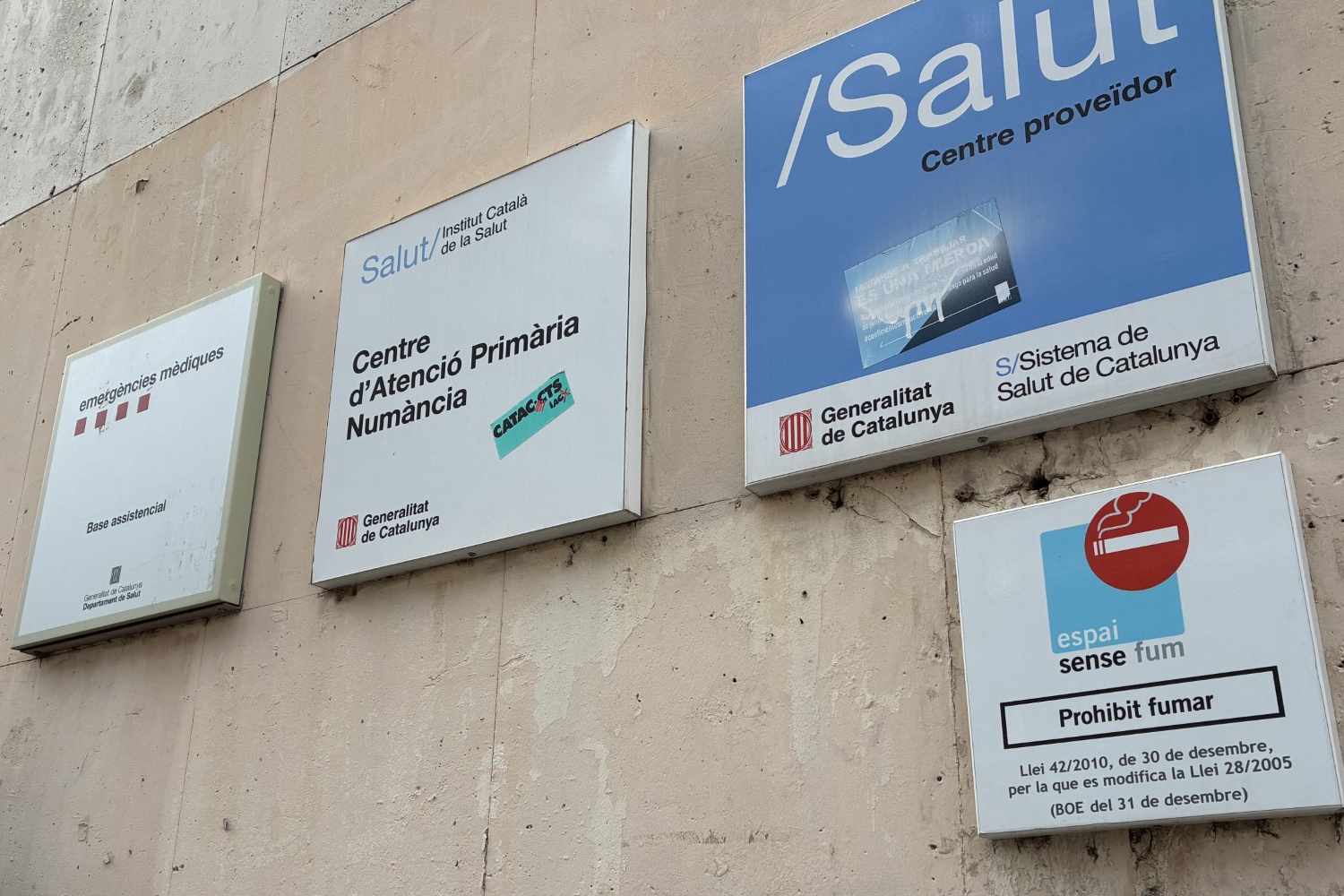 Imagen del exterior del CAP Numancia (Barcelona). Foto: DM.