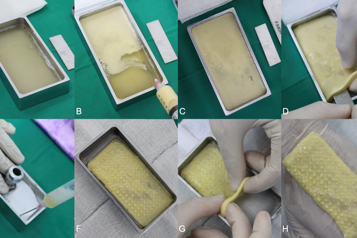 Proceso para fabricar la membrana grasa.