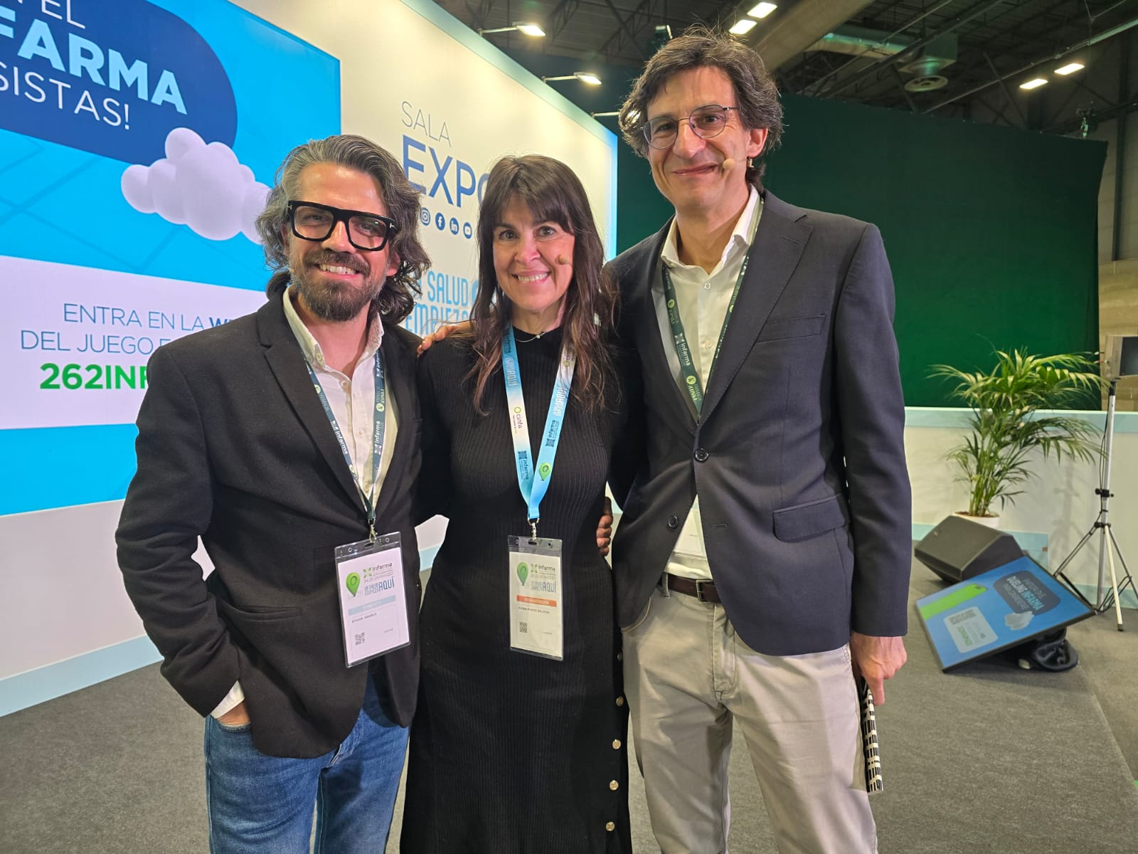Abarca, Manso y Marro en la mesa de Infarma Madrid 2026. Foto: CF.