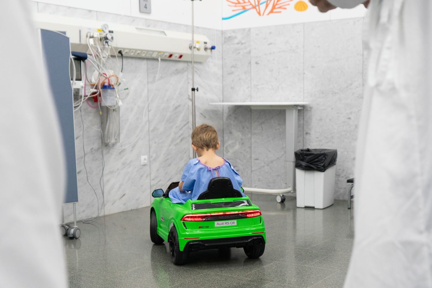 Los últimos metros se hacen más divertidos. Foto: HOSPITAL SANT PAU