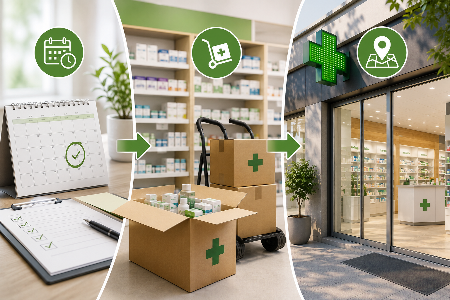Las claves de un traslado de una farmacia: el cuándo, cómo y a dónde