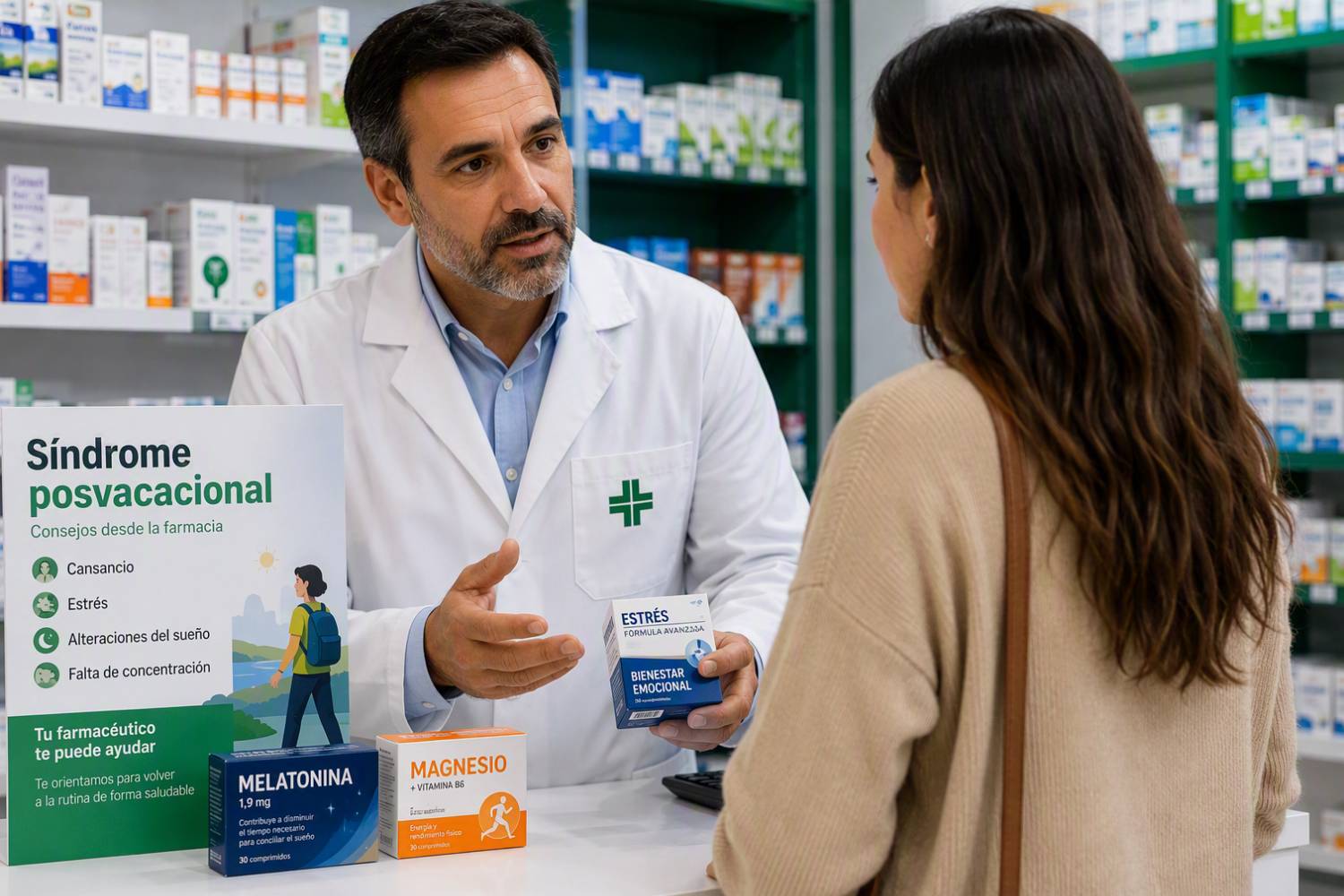 La farmacia sale al rescate del síndrome posvacacional