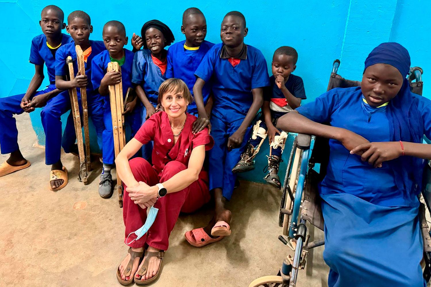 Paula Peña, Medicina Física y Rehabilitación en Chad: “Nunca había imaginado una pobreza así”