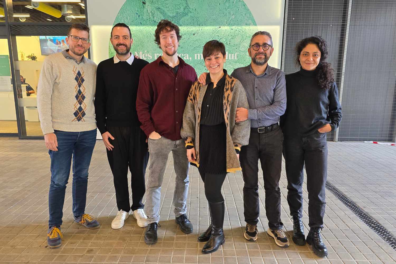 El equipo que ha elaborado la revisión sobre la depresión. Foto: IR SANT PAU.