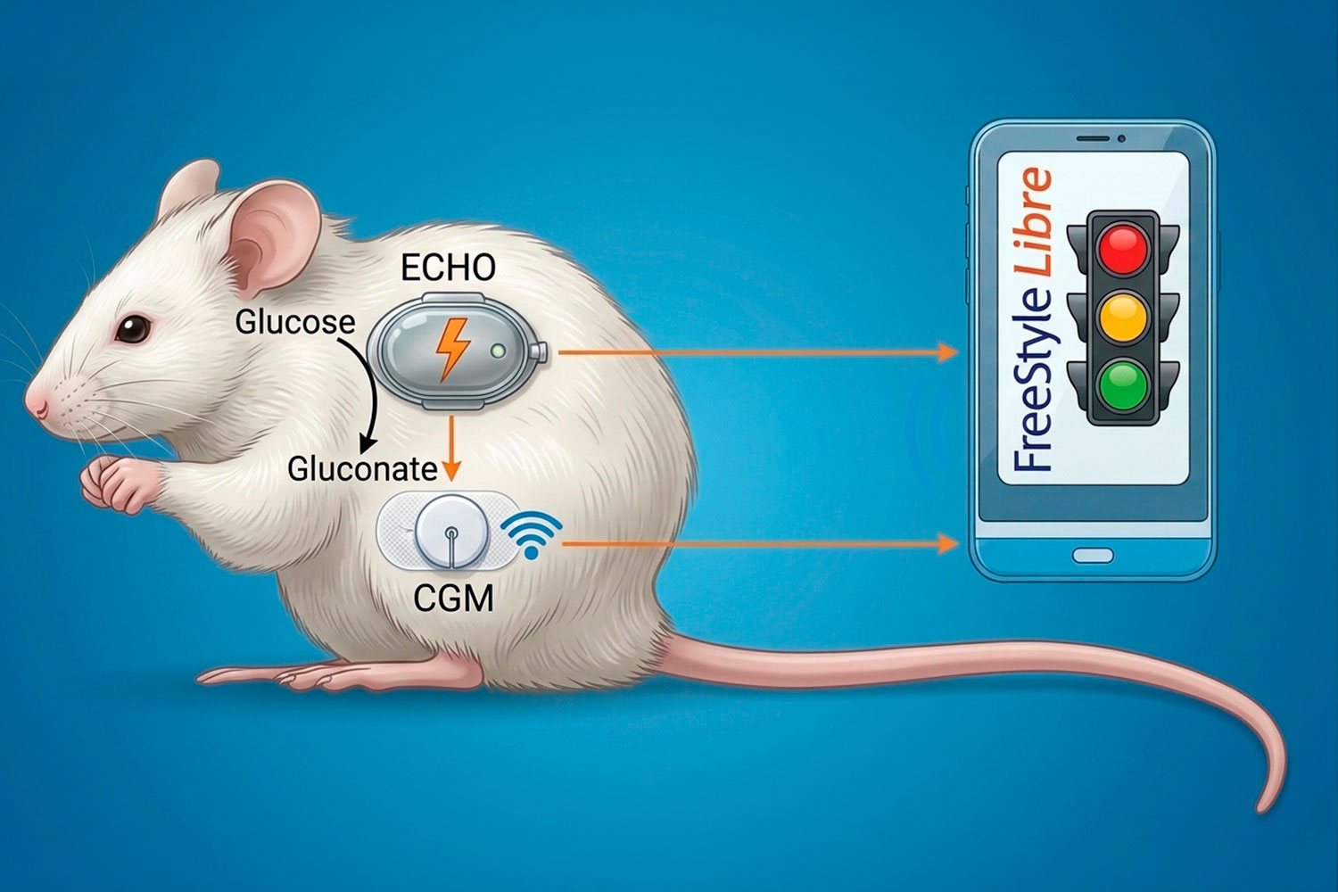 Un implante inalámbrico reduce la glucosa y el peso en ratones con diabetes y obesidad