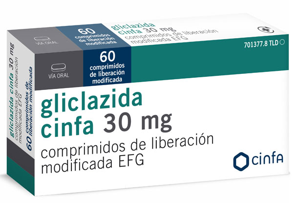Gliclazida cinfa 30 mg 60 