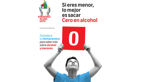 &#039;Menores ni una gota&#039;. Prevención alcohol 