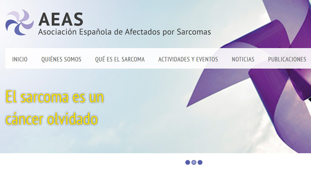 Página web de la Asociación Española de Afectados por Sarcomas. 